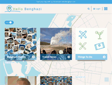 Tablet Screenshot of hellobenghazi.com